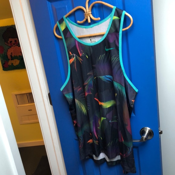 Other - Nike dri fit floral basketball tank top XL NWOT